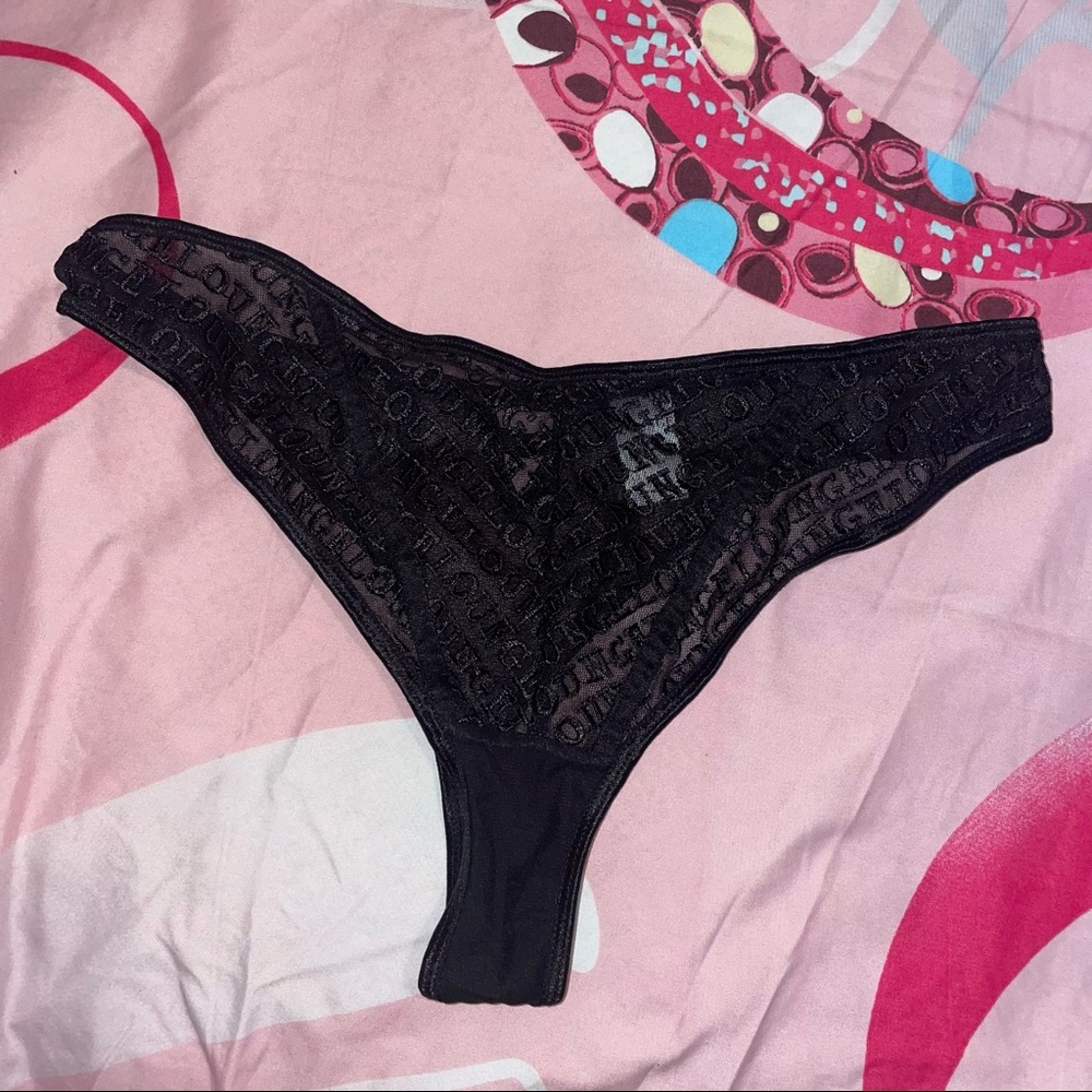 Lounge Underwear Black Thong